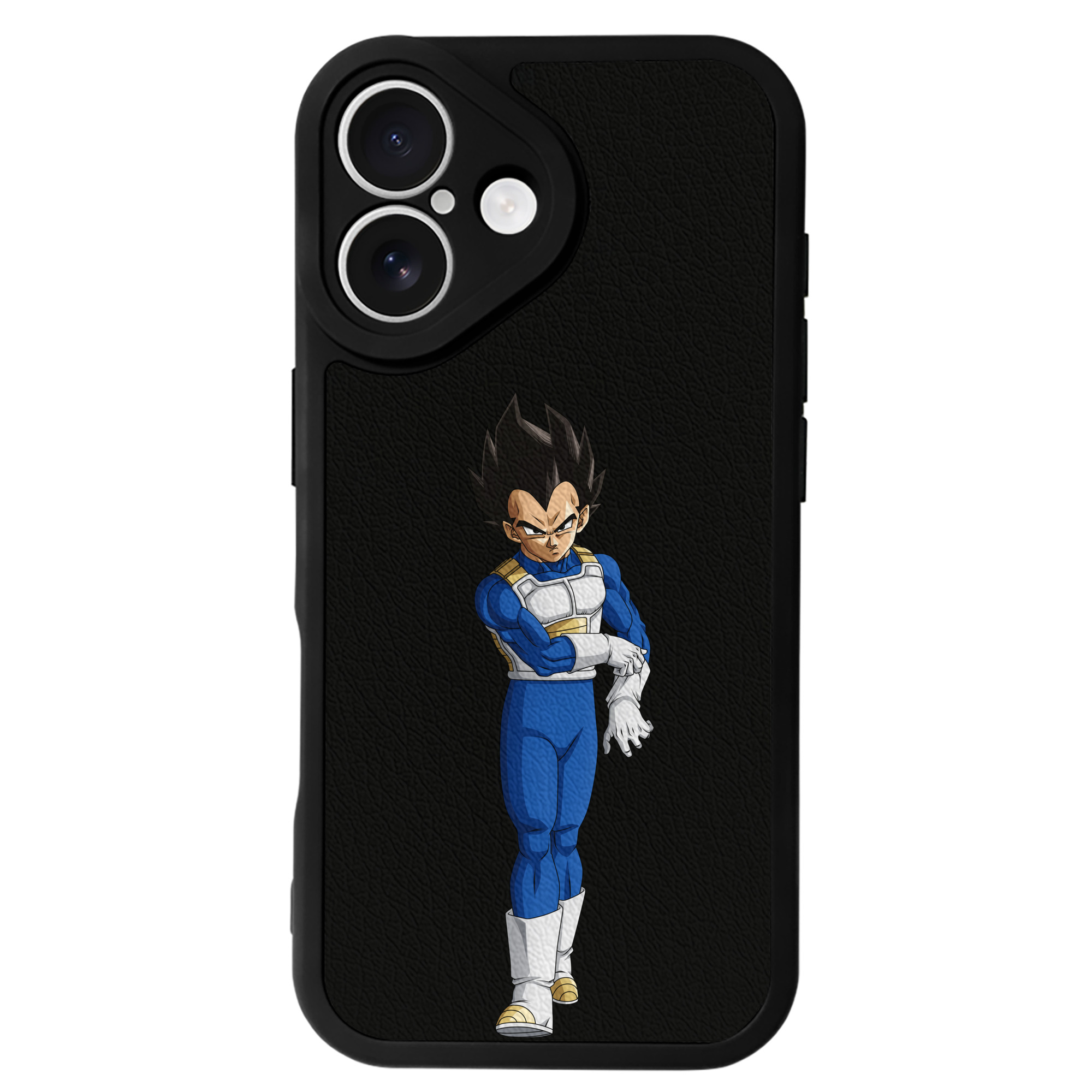 （画像用） ドラゴンボール ベジータ四世（Bejīta Yonsei）DRAGON BALL Vegeta IV 【iPhone 16シリーズ対応】シリコンスマホケース（レザー調） 材質：シリコン